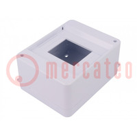 Enclosure: for modular components; IP30; white; No.of mod: 5; ABS