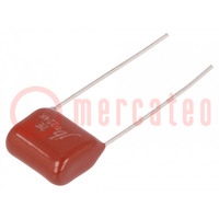 Capacitor: polyester; 220nF; 250VDC; 10mm; ±10%; 12x7x11mm; THT