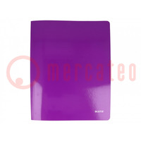 Document wallet; A4; violet