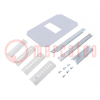 DIN rail frame set with covers; ARCA302015