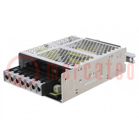 Power supply: switched-mode; for DIN rail; 100W; 15VDC; 7A; OUT: 1
