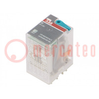 Relay: electromagnetic; 4PDT; Ucoil: 24VDC; Icontacts max: 6A