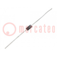 Diode: rectifying; THT; 1kV; 1A; Ifsm: 30A; DO41; Ufmax: 1.7V; 75ns