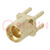 Socket; MMCX; female; straight; 50Ω; THT; on PCBs; PTFE; gold-plated