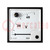 Voltímetro; para panel; VAC: 0÷12kV; Clase: 1,5; True RMS; 96x96mm