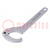 Wrench; hook; Chrom-vanadium steel; L: 345mm; Grip capac: 80÷120mm
