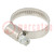 Cable tie; Ø: 20÷32mm; W: 9mm; Material: chrome steel AISI 430