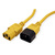 ROLINE stroomverlengkabel, IEC 320 C14 - C13, geel, 3 m