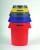 Abfallbehälter Brute ® Container mit Lüftungskanälen ohne Deckel , Inhalt 121 Liter , rot