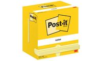 Post-it Haftnotizen Notes, 127 x 76 mm, liniert, gelb (9002662)