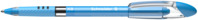 Kugelschreiber Slider Basic, Kappenmodell, XB, hellblau, Schaftfarbe: transpar.