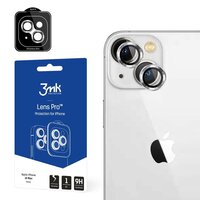 Kameraglas für iPhone 14 Plus 9H für Objektiv der 3mk Lens Protection Pro-Serie - Silber