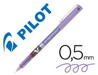 ROLLER PILOT PUNTA AGUJA V-5 VIOLETA 0.5 MM -12 UNIDADES