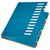 Pultordner farbig 1-12, 12 Fächer, Pendarec-Karton, blau