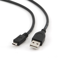 Gembird CCP-mUSB2-AMBM-6 kabel USB 1,8 m USB 2.0 USB A Micro-USB B Czarny