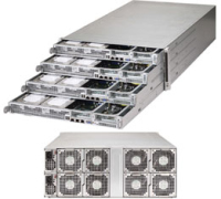 Supermicro SYS-F617H6-FT+ server barebone Intel® C602 LGA 2011 (Socket R) Rack (4U) Black
