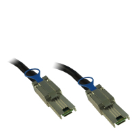 Inter-Tech 88885239 Serial Attached SCSI (SAS)-kabel 1 m Zwart