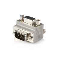 StarTech.com Right Angle VGA / VGA Cable Adapter Type 1 - M/F DB15 Grigio