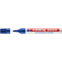 Edding 4-3000003 permanent marker Bullet tip Blue