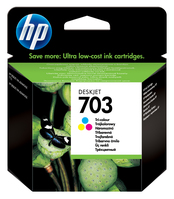 HP 703 Tri-color Original Ink Advantage Cartridge
