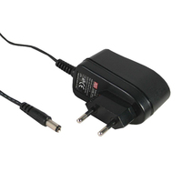 MEAN WELL GS06E-2P1J power adapter/inverter Universal 6 W Black
