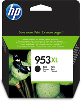 HP Cartucho de tinta Original 953XL de alto rendimiento negro