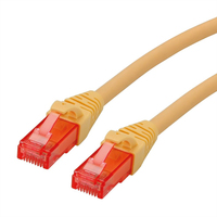 ROLINE 21.15.2522 kabel sieciowy Żółty 2 m Cat6 U/UTP (UTP)
