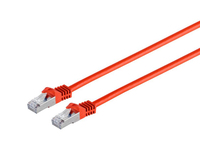 Microconnect SFTP701R kabel sieciowy Czerwony 1 m Cat7 S/FTP (S-STP)