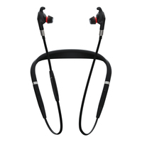 Jabra Evolve 75e Headset Bedraad en draadloos Neckband, In-ear Kantoor/callcenter Micro-USB Bluetooth Zwart