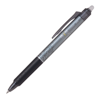 Pilot FriXion Clicker Intrekbare pen met clip Zwart 1 stuk(s)