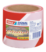 TESA 58137-00000 cinta adhesiva 100 m Rojo, Blanco 1 pieza(s)