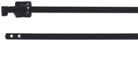 Hellermann Tyton MLT8SSC10 cable tie Releasable cable tie Polyester, Stainless steel Black 100 pc(s)