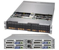 Supermicro AS -2124BT-HNTR server Rack (2U) AMD EPYC 7000 2200 W