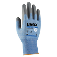 Uvex 60081 Blau, Grau Elastan, Polyamid
