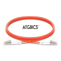 ATGBICS LC-LC OM2, Fibre Optic Cable, Multimode, Duplex, Orange, 6m