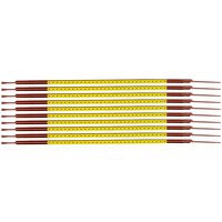 Brady SCNG-03-PUNC cable marker Black, Yellow Nylon 300 pc(s)