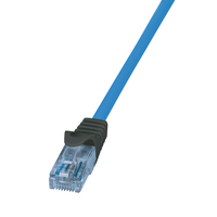 LogiLink CPP001 hálózati kábel Kék 1 M Cat6a U/UTP (UTP)