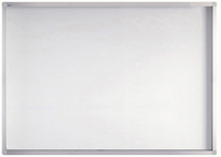 Franken SK6124 Pinnwand Feste Pinnwand Silber, Weiß Aluminium, Kunststoff