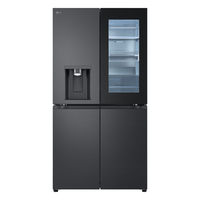 LG GMG960EVJE side-by-side refrigerator Freestanding 638 L E Black