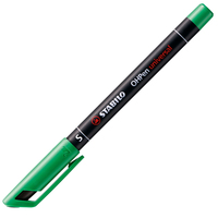 STABILO OHPen, permanent marker, superfine 0.4 mm, groen, per stuk