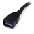 StarTech.com Cable 15cm Adaptador 2 Puertos USB 3.0 a IDC20 Header Cabezal Interno Placa Base - Negro