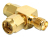 DeLOCK 88710 cambiador de género para cable Oro