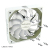 LC-Power AiRazor Computer case Fan 12 cm Grey, White