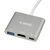 iBox IUH3CFT1 stacja dokująca USB 3.2 Gen 1 (3.1 Gen 1) Type-C Srebrny