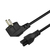 Savio Strom IEC 60320 C5 CEE 7/7 Sort 3m Stromkabel Black C5 coupler Power plug type C