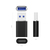 AISENS Mini Adaptador USB 3.2 Gen2 / USB 2.0 3A, Tipo USB-C/H-A/M, Negro