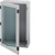 Hager orion+ Obudowa stalowa 400x400x200mm, IP65, drzwi transparentne