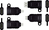 Vision TC-MULTIHDMI/BL changeur de genre de câble mDP/DP/mHDMI/USB-C HDMI Noir