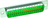 Harting 09 69 511 7364 kabel-connector 1 Groen, Zilver