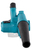 Makita DUB185Z cordless leaf blowers Zwart, Blauw 18 V